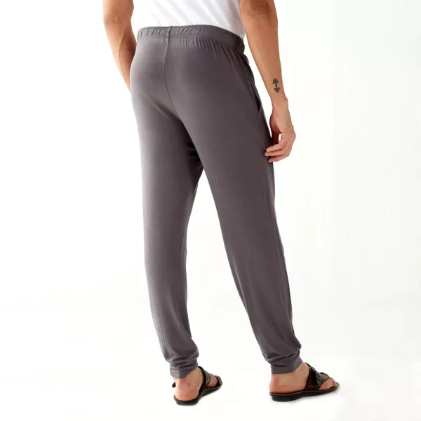 charcoal-grey-back modern crew Grey lounge pant