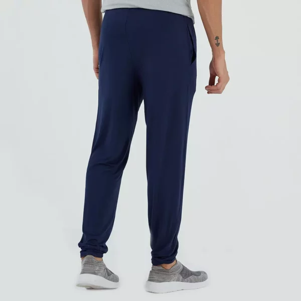 dress-blue-back modern crew navy blue lounge pant
