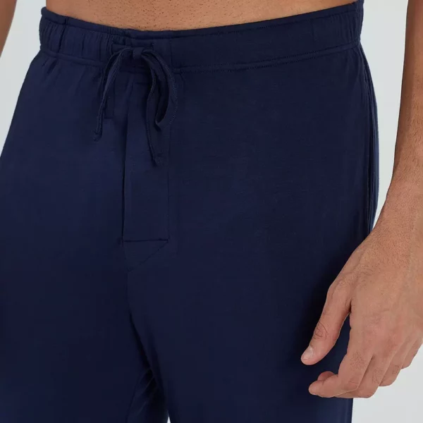 dress-blue-detailing modern crew navy blue lounge pant