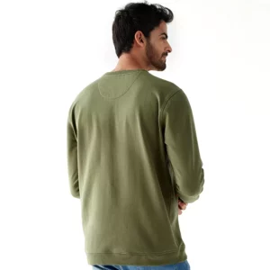 modern crew green sweatshirt