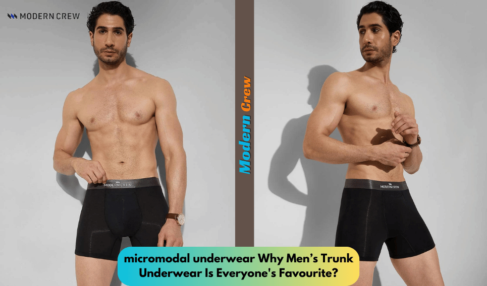 micromodal underwear Why Men’s Trunk Underwear Is Everyone's Favourite